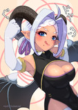 褐色銀髪ほくろ悪魔っ子ちゃん【ドヤ顔】