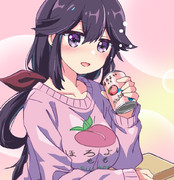 ほろよい ももセーターを着て晩酌キメる吉田清子さん