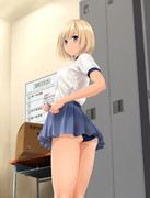 誰もいないはずなの更衣室