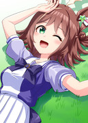 日向ぼっこするラインクラフト