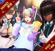 【MMD通信】クレープ食べ歩き…☆