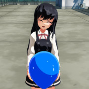 朝潮さんと風船