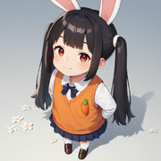 ウサギの女の子「メイベルちゃん」　※AIバージョン
