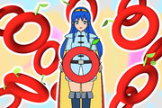 リングのリンゴと少女