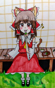 ねこ巫女れいむ