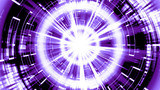 紫の未来的サイバー背景　1920×1080（16：9）【フリー素材】