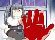 霞チャンが提督を射殺するシーン