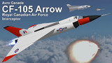 【MMDモデル配布】CF-105 Arrow 戦闘機