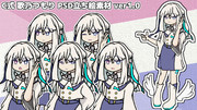 C式歌乃つもりPSD立ち絵素材