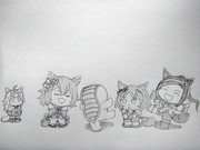 桜餅のモッチーとサクラのウマ娘達