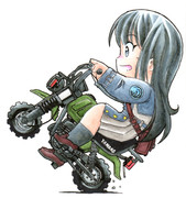 ”井ノ上たきな” 私の相棒。 早撃ち0.3秒のプロフェッショナル。 クールなガンマン。その上義理