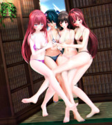 【今日のミクお姉さん】絡ませ合う ふとももさん…♡