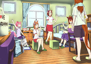 URA寮キング部屋にて