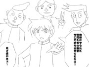 ギャグ絵　仇討ち