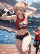 古戦場で最後の全力疾走してるジータちゃん