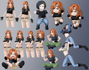 モジャクロ戦闘記　第74回で使った立ち絵