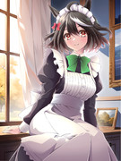 サトノ家メイド職業体験中のキタちゃん