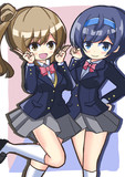 ブレザーささらちゃんとつづみちゃん