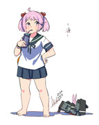 『水分補給大事！』