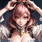 化粧をした自称魔法少女