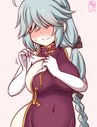 わんどろチャイナドレスの浜波