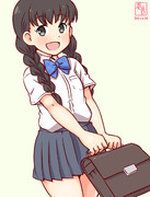 わんどろブラウス制服のももち