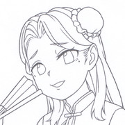 下絵チラ見せ龍田さん