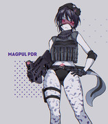 オタマジャクシの女戦闘員（Magpul PDR）