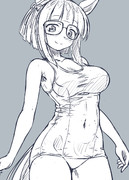 こっちはちょっとゴワゴワしてるんだねー