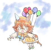 風船と共に推しを飛ばす