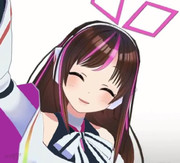 【また描いてみた】キズナアイ（アニメ第1期第1話0分16秒スクショ）2024.4.30投稿