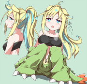 着ぐるみ半脱ぎユニちゃん