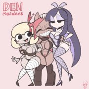 【イラスト】DEN maidens【人外娘】