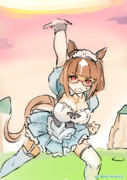 フレンチメイドトランちゃん気円斬