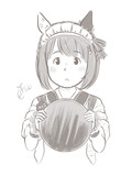 茶の子雪ん子らくがき