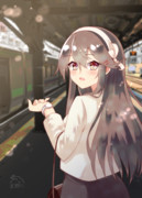 帰り際はいつも切ない