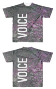 Tシャツ | フルグラフィック | ダークVOICE-persimmon