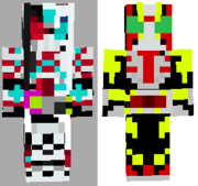 マイクラスキン　仮面ライダーアウトサイダーズ　ep.5