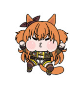 荒ぶるポーズ(マヤノトップガン