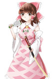 帯刀しているるりまさん