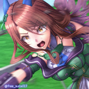 レース終盤キング