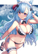 (skeb)メイドビキニのメジロアルダン