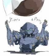 中の人が食べてたんで…