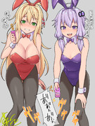 見下しゆかまきバニー