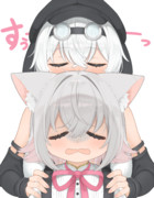 小夜ちゃんを吸うもち子さん