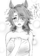 T「 ｶﾞﾗﾗ… おぉ～流石はメジロのお屋敷。お風呂も広ｒ…！！！！！」