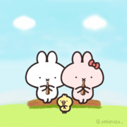 みんなひさしぶりパピコの日だよ