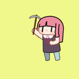【GIF】ツルハシを振るう琴葉茜