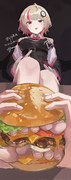 足バーガーゆにちゃん(Skeb)