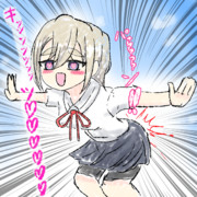 天に向かってケツバット